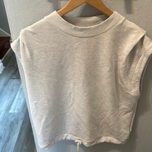Women's Gray Sleeveless Top